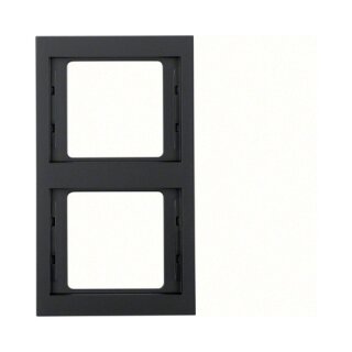 Berker 13237006 Rahmen K.1 anthrazit matt lackiert 2-fach