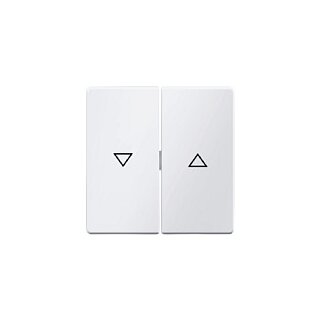 Berker 16256089 Wippen m Aufdruck Symbol Pfeil polarweiss samt