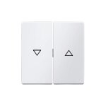 Berker 16256089 Wippen m Aufdruck Symbol Pfeil polarweiss...