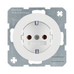 Berker 47432089 Steckdose SCHUKO R.1/R.3 polarweiß,...