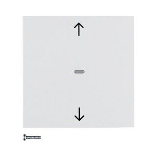 Berker 85241189 Jalousie-Taste S.1/B.3/B.7 polarweiß, glänzend