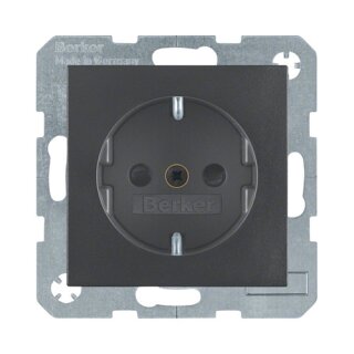 Berker 4723 16 06 Schuko Steckdose B1 anthrazit