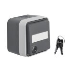 Berker 47393505 FR-NA-Steckdose abschließbar AP WD...