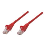 Patchkabel RJ45 U/UTP Cat6 1.00m Hebelschutz rot