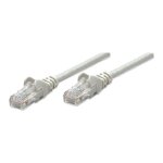 Patchkabel RJ45 U/UTP Cat5e 1.0m Hebelschutz grau