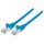 Patchkabel RJ45 S/FTP Cat6 Kupfer LSZH 1,0m blau