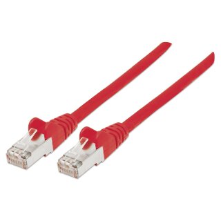 Patchkabel RJ45 S/FTP Cat6 Kupfer LSZH 15m rot