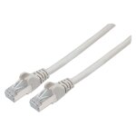 Patchkabel Cat6a-Stecker/Cat7-Rohkabel 5m grau