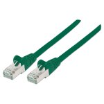 Patchkabel RJ45 S/FTP Cat6 Kupfer LSZH 1,0m grün