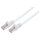 Patchkabel RJ45 S/FTP Cat6 3,0m LSZH Hebels. weiß