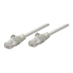 Patchkabel RJ45 U/UTP Cat5e 5.0m Hebelschutz grau