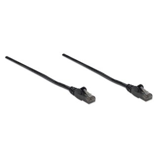 INTELLINET Patchkabel RJ45 U/UTP Cat6 10m Hebelschutz schw