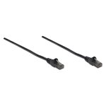 INTELLINET Patchkabel RJ45 U/UTP Cat6 10m Hebelschutz schw