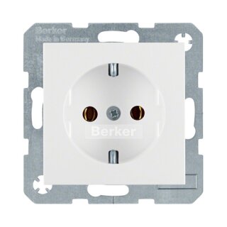 Berker 4743 89 89 Schuko-Steckdose pws glänzend