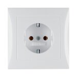 Berker 4742 89 89 SCHUKO Steckdose Abdeckplatte pws