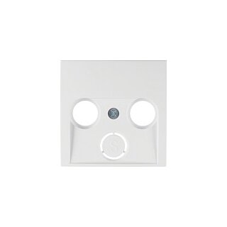 Berker 1203 89 89 Zentralstück Antennensteckdose pws glänzend