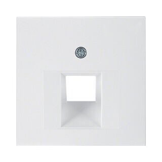 Berker 1407 89 89 Zentralstück für UAE-Anschlussdose pws-glänz.