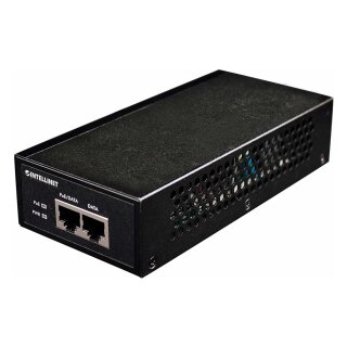 INTELLINET PoE+ Injektor 1-Port Gigabit 30W schwarz
