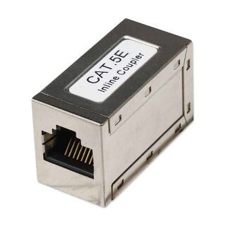 INTELLINET Kupplung RJ45 Cat5e 8P8C Bu/Bu FTP silber