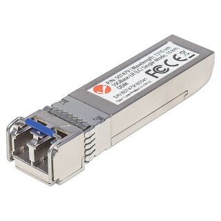 INTELLINET Transceiver SFP+ 10G Singlemode Duplex LC 10km
