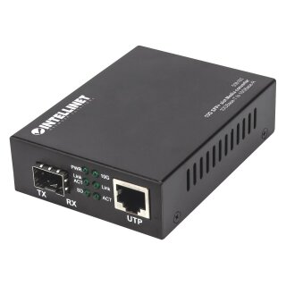 INTELLINET 10GB-T auf 10GB-R Medienkonv. 10GB SFP+10GB RJ45