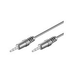 MediaRange Audio Kabel 3,5mm Stereo Jack 1.00m black