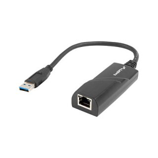 USB->RJ45 Netzwerkkarte USB 3.0 1x RJ45 1GB Kabel