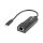 USB->RJ45 Netzwerkkarte USB-C 3.1 1x RJ45 1GB Kabel