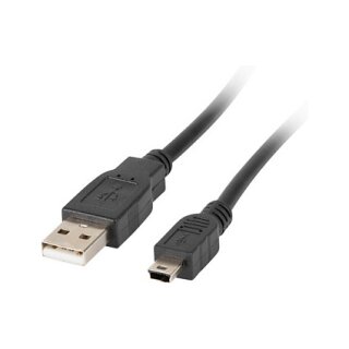 LANBERG USB-Mini(M)->USB-A(M) 2.0 Kabel 1,8m (CANON) schwarz