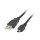 LANBERG USB-Mini(M)->USB-A(M) 2.0 Kabel 1,8m (CANON) schwarz