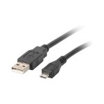 LANBERG USB Micro(M)->USB-A(M) 2.0 Kabel 1,8m schwarz