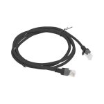 LANBERG Patchkabel CAT.5E UTP 1,5m Fluke Zertifikat schwarz