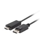 LANBERG Displayport (M)V1.1->HDMI(M) Kabel 1,8m schwarz