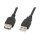 Lanberg CA-USBE-10CC-0007-BK USB cable USB 2.0 0.7 m USB A Black - Cable - Digital/Data