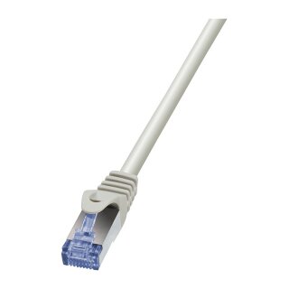 Logilink Patchkabel CAT6A S/FTP AWG26 PIMF 1,00m grau
