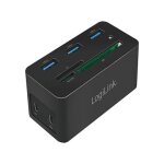 Logilink Dockingstation USB 3.2 (G1) HDMI,10-Port,PD4,schw.