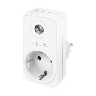 Logilink Steckdosenadapter mit Dämmerungssensor, 1xCEE 7/3