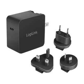 LogiLink PA0302 - USB charger 65 W USB-C GaN