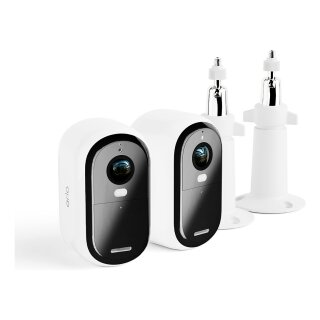 ARLO ESSENTIAL 2 FHD Outdoor Camera 2pack W/2-Wall Mount Retail BDL
