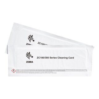 Zebra ZC100/ZC300 Druckerreinigungskarten 2er Pack