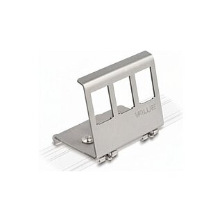 VALUE Hutschienen-Adapter unbestckt, fr 3 Keystones