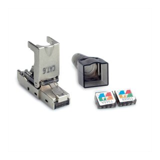 VALUE feldkonfektionierbarer RJ-45 Stecker Cat.6 (Class E), STP