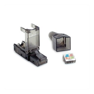 VALUE feldkonfektionierbarer RJ-45 Stecker Cat.6A (Class EA), UTP