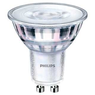Philips LED classic Lampe 65W GU10 Warmwei 460lm Silber 1er P
