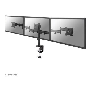 NEOMOUNTS SELECT Flat Screen Desk mount 10-27Zoll clamp/grommet 3 screens 24kg Black