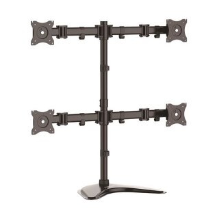 STARTECH.COM Vierfach-Monitorhalter - Schwenkbar - Verstellbarer 4 Monitorstnder - Fr VESA Monitore bis zu 27 Zoll (8 Kg)