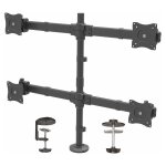 STARTECH.COM Quad Monitor Mount - Articulating - Clamp or...