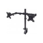 MANHATTAN Tischhalterung mit Monitorarm fuer zwei...