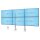StarTech.com Six-Monitor Desk Mount w/ Crossbar, Up To 32 in Screens/17.6lb - Befestigungskit - für 6 LCD-Displays - Säule, dual