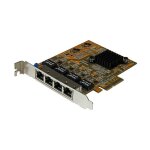STARTECH.COM 4 Port PCIe Gigabit Netzwerkkarte - Quad...